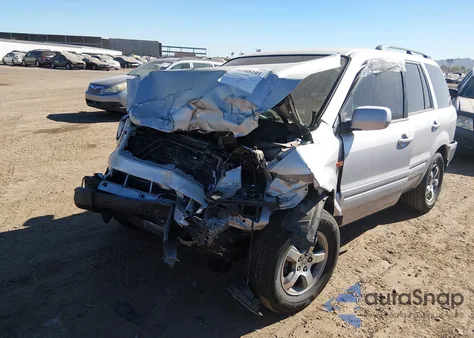 2007 Honda Pilot Ex from USA, damaged, VIN 5FNYF284678046495